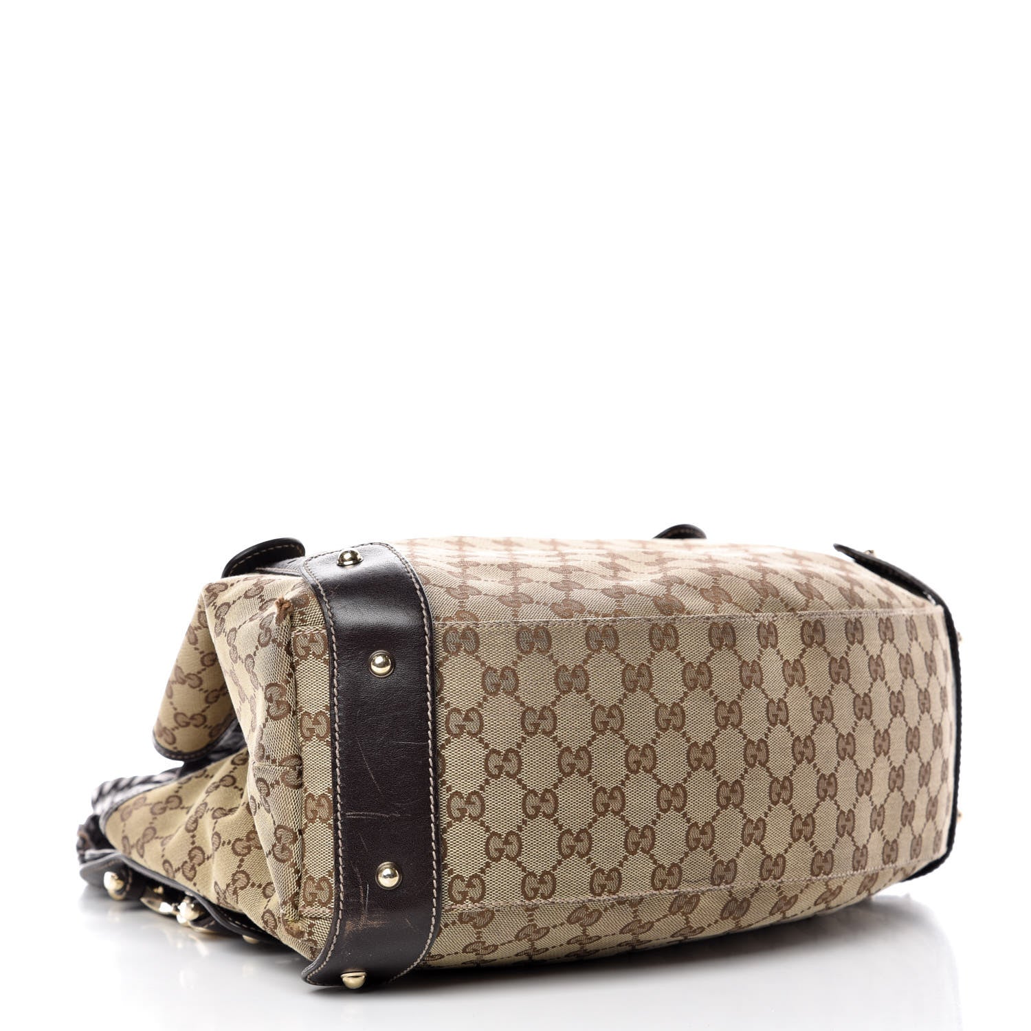 Gucci Monogram Medium Pelham Shoulder Bag Dark Brown 4 of 20