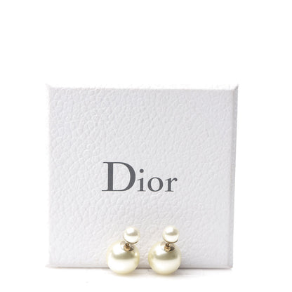 Christian Dior Pearl Mise En Dior Tribal Earrings 5 of 5