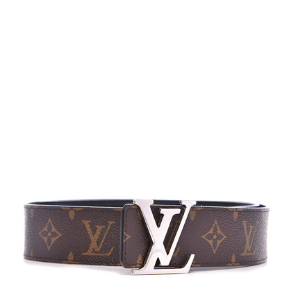 Louis Vuitton Calfskin Monogram 30mm LV Initiales Reversible Belt 85 34 Black 1 of 6