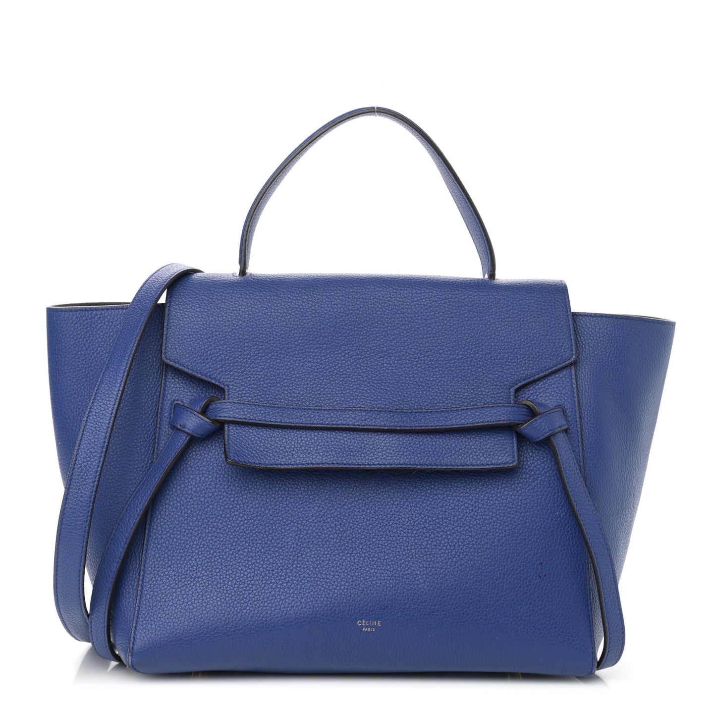 Grained Calfskin Mini Belt Bag Indigo