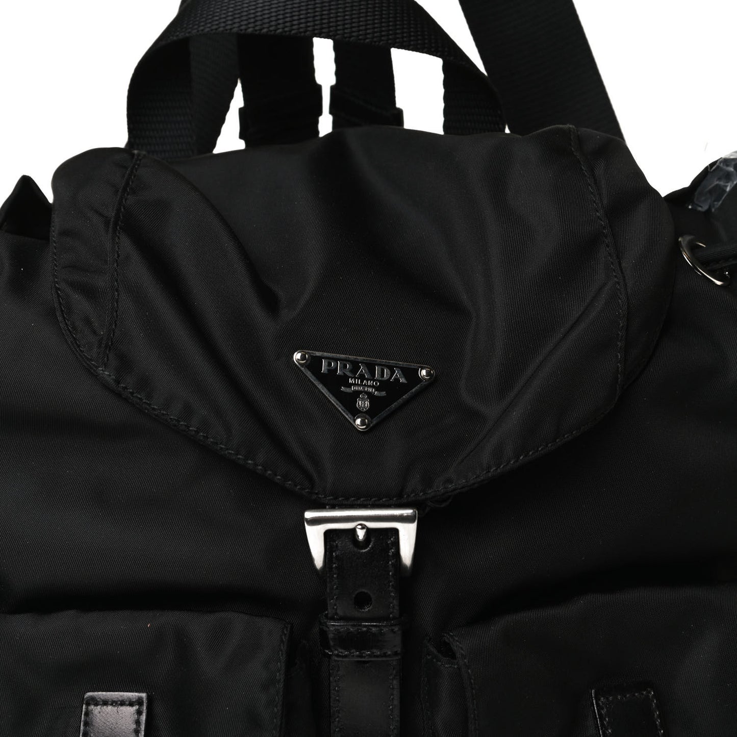Tessuto Nylon Small Backpack Black
