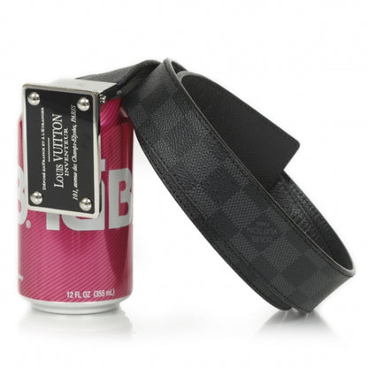Louis Vuitton Damier Graphite Inventeur Reversible Belt 100 40 7 of 7