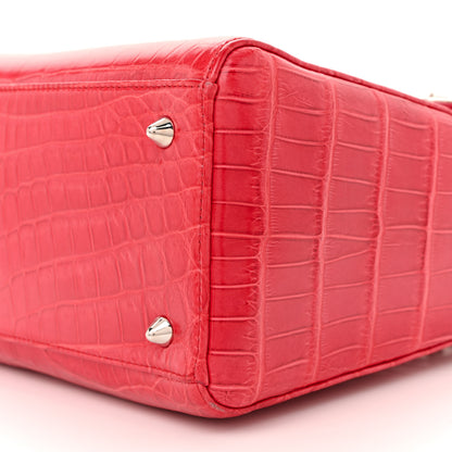 Christian Dior Alligator Medium Lady Dior Red 9 of 10