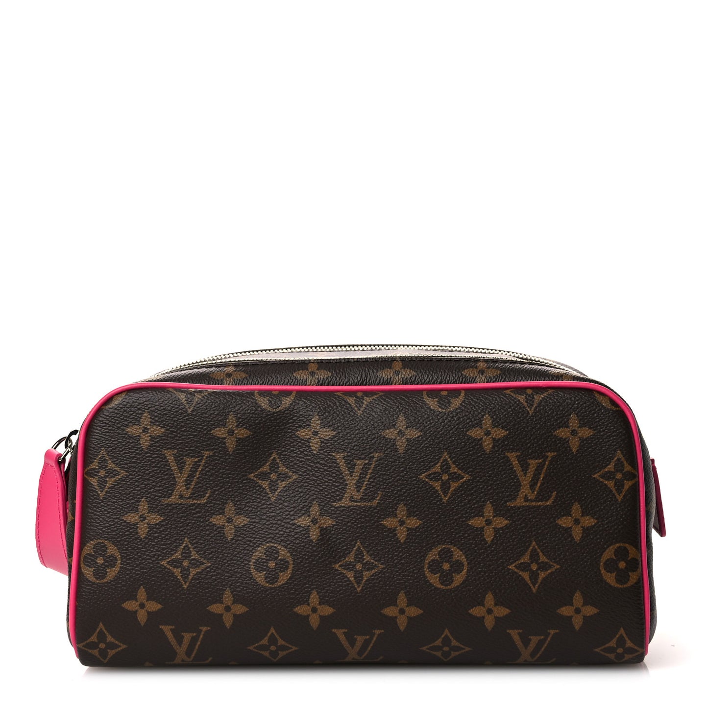 Monogram Macassar Dopp Kit Toilet Pouch Pondichery Pink