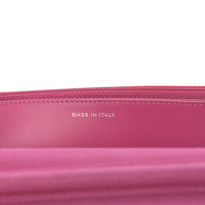 Chanel Iridescent Caviar Quilted Wallet on Chain WOC Pink 7 of 15
