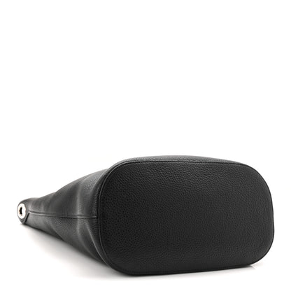 Prada Vitello Phenix Bucket Black 4 of 10
