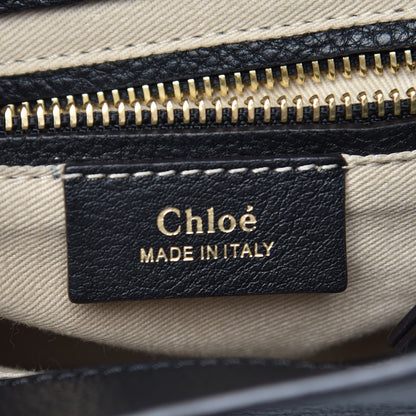 Chloe Suede Calfskin Small Faye Backpack Black 6 of 8