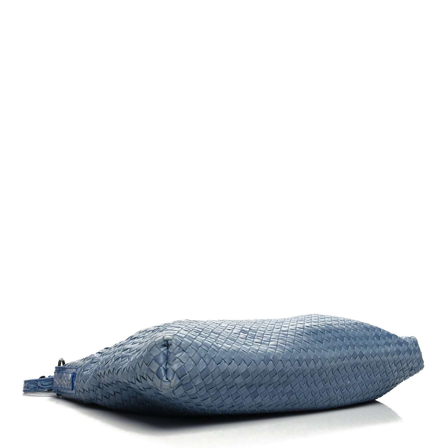 Nappa Torchon Alligator Intrecciato Hobo Bag Light Blue
