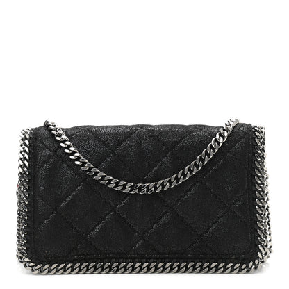 Stella McCartney Shaggy Deer Quilted Falabella Crossbody Bag Black 1 of 11