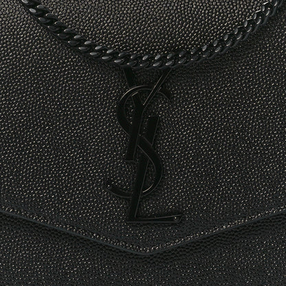 Saint Laurent Grain de Poudre Uptown Chain Wallet Black 7 of 10