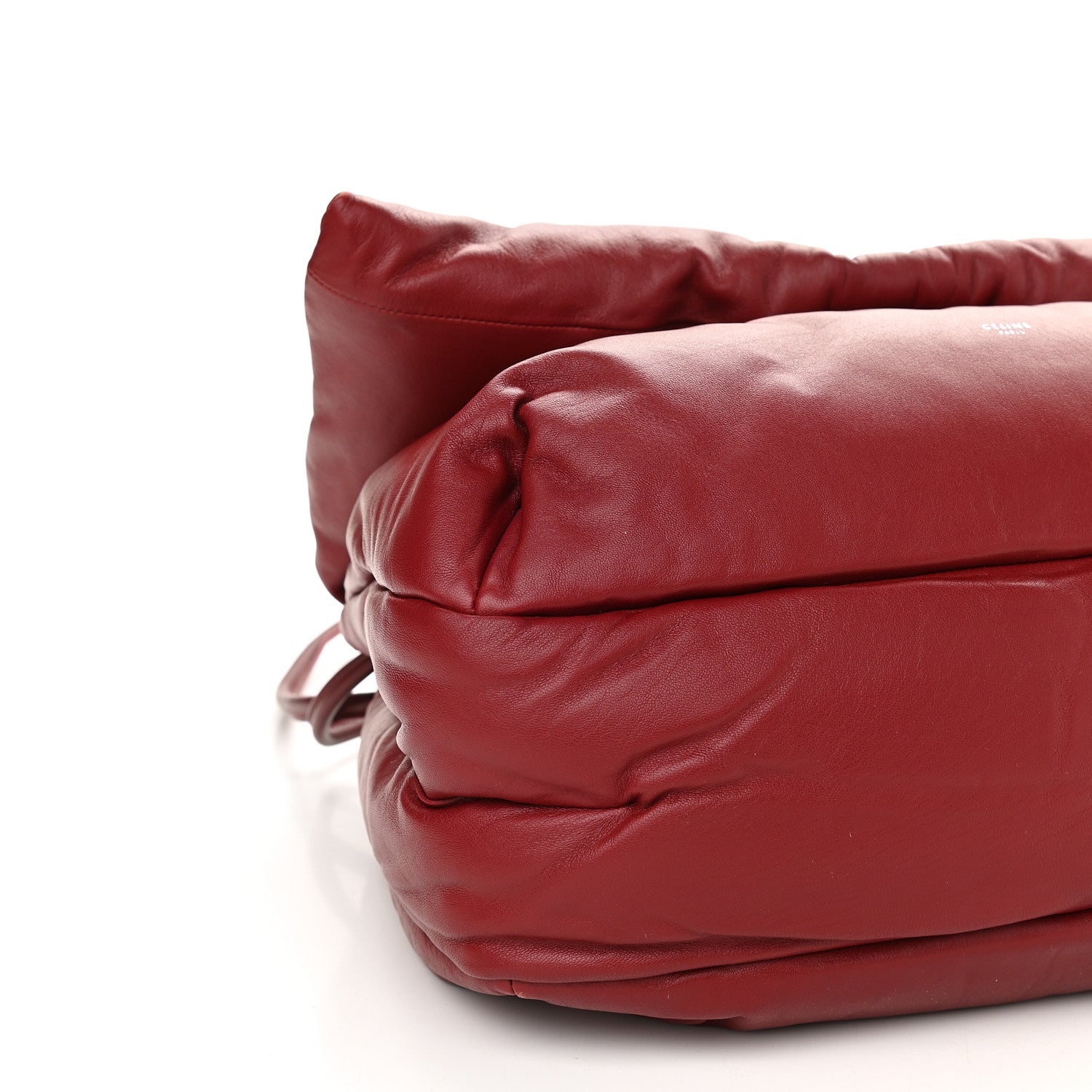 Celine Smooth Lambskin Medium Pillow Flap Burgundy 9 of 11