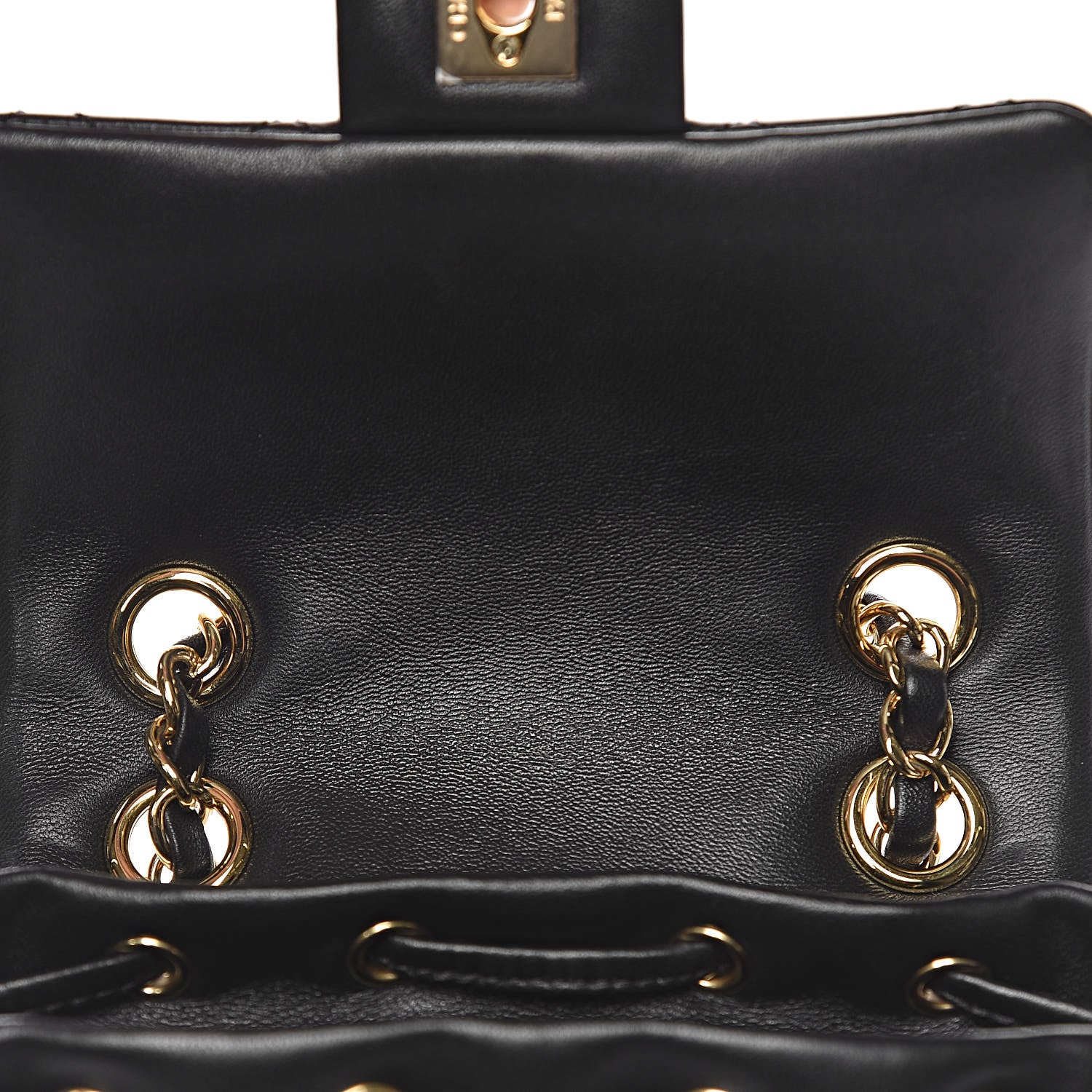 Chanel Calfskin Quilted Mini Urban Spirit Backpack Black 8 of 9