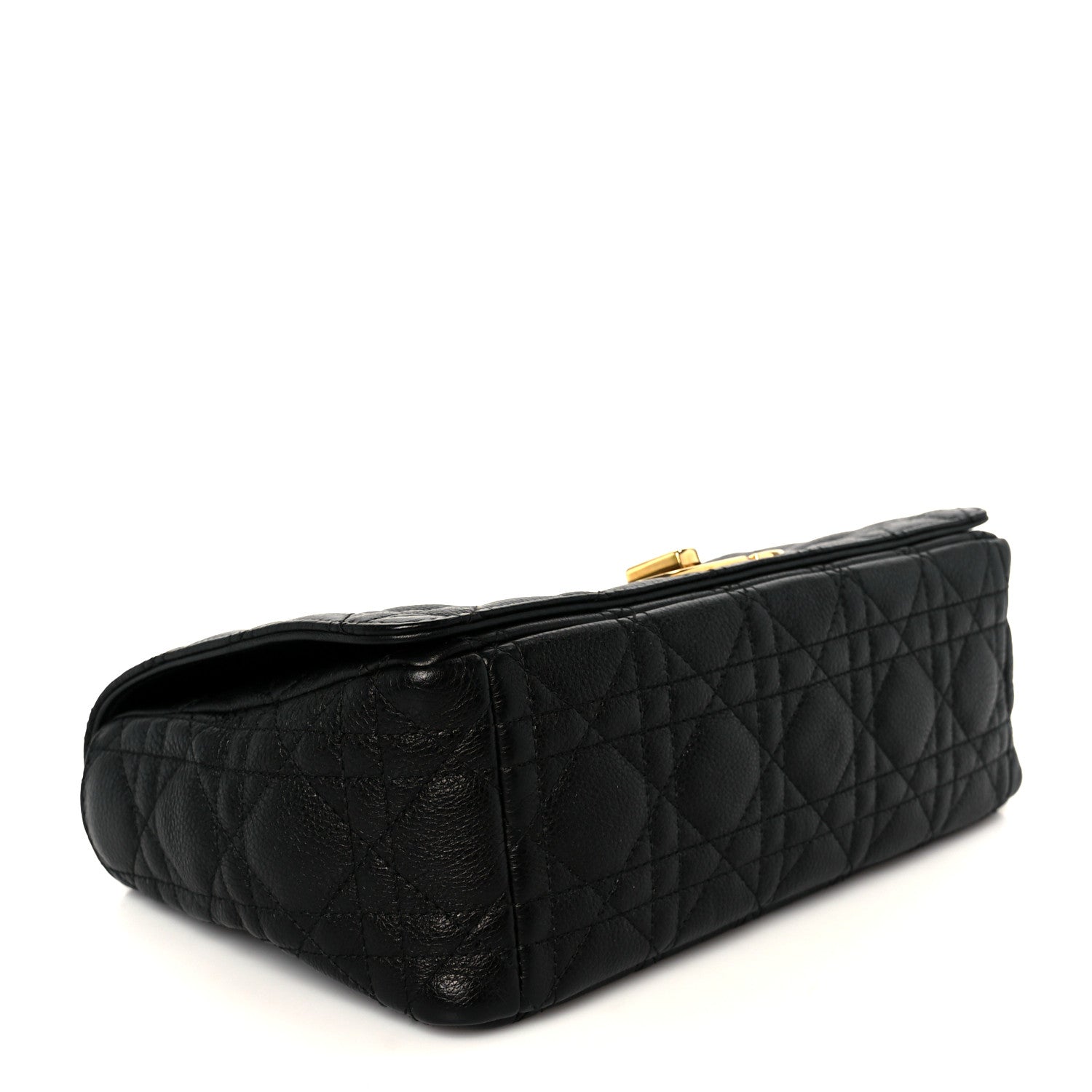Christian Dior Calfskin Cannage Medium Caro Bag Black 4 of 11