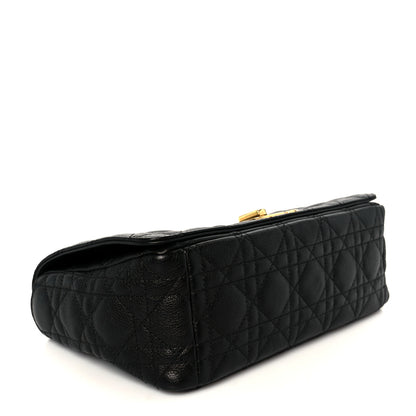 Christian Dior Calfskin Cannage Medium Caro Bag Black 4 of 11