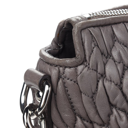 Miu Miu Nappa Matelasse Shopping Tote Argilla 9 of 10