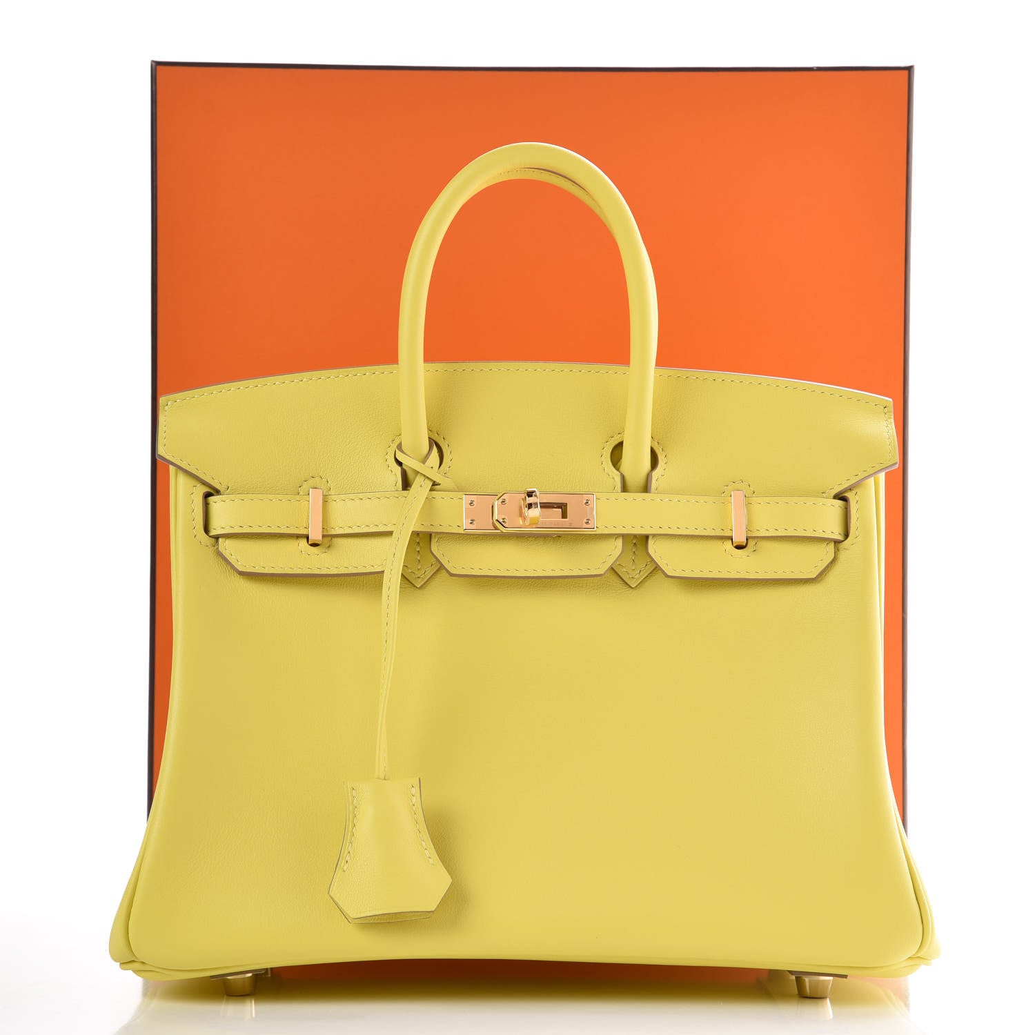 Hermes Swift Birkin 25 Lime 32 of 32