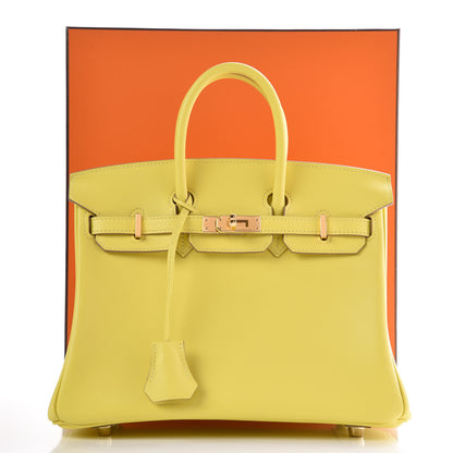 Hermes Swift Birkin 25 Lime 32 of 32