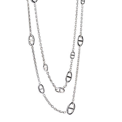 Hermes Sterling Silver Farandole Necklace 160 1 of 7