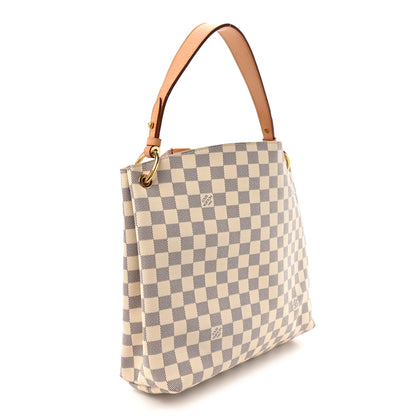 Louis Vuitton Damier Azur Graceful PM Rose Ballerine 3 of 15