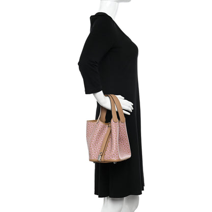 Hermes Swift Lucky Daisy Picotin Lock 18 PM Chai Rose White 2 of 11