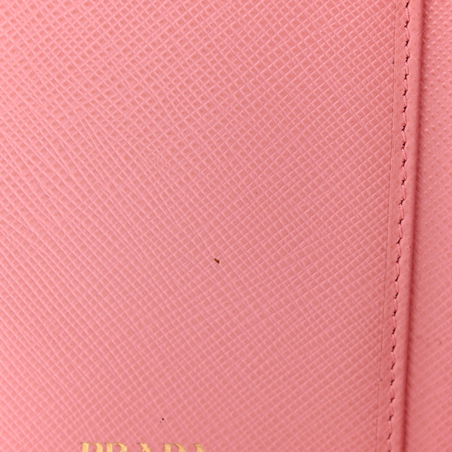 Prada Saffiano Metal Compact Wallet Peonia Petalo 9 of 11