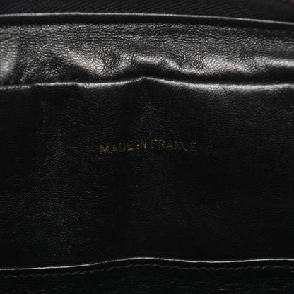 Chanel Lambskin Vertical Quilted Flap Camera Case Black 7 of 14