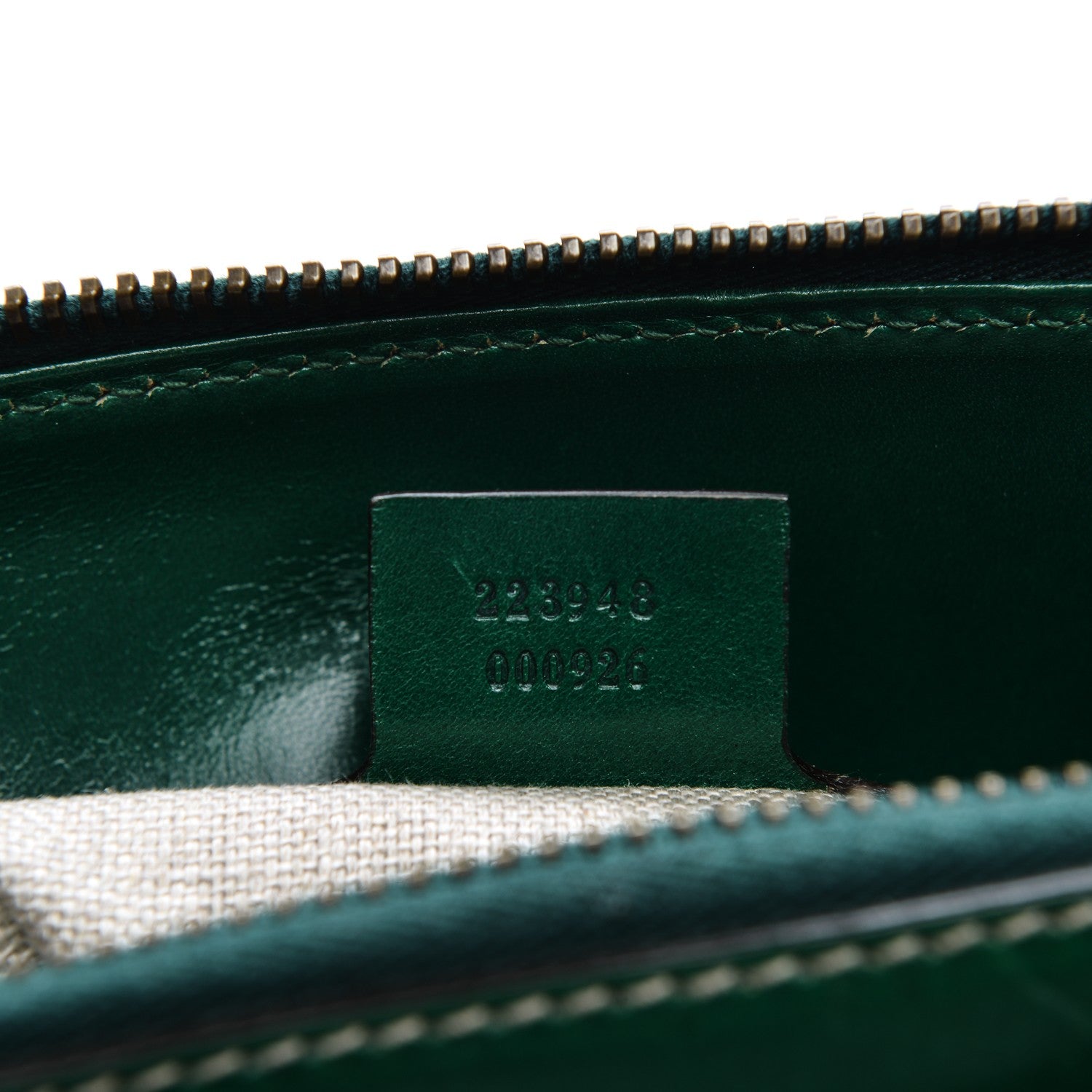 Gucci Monogram Crocodile Web Secret Top Handle Satchel Green 7 of 9