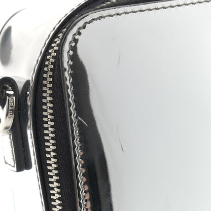 Prada Spazzolato Small Brique Crossbody Bag Argento 11 of 12