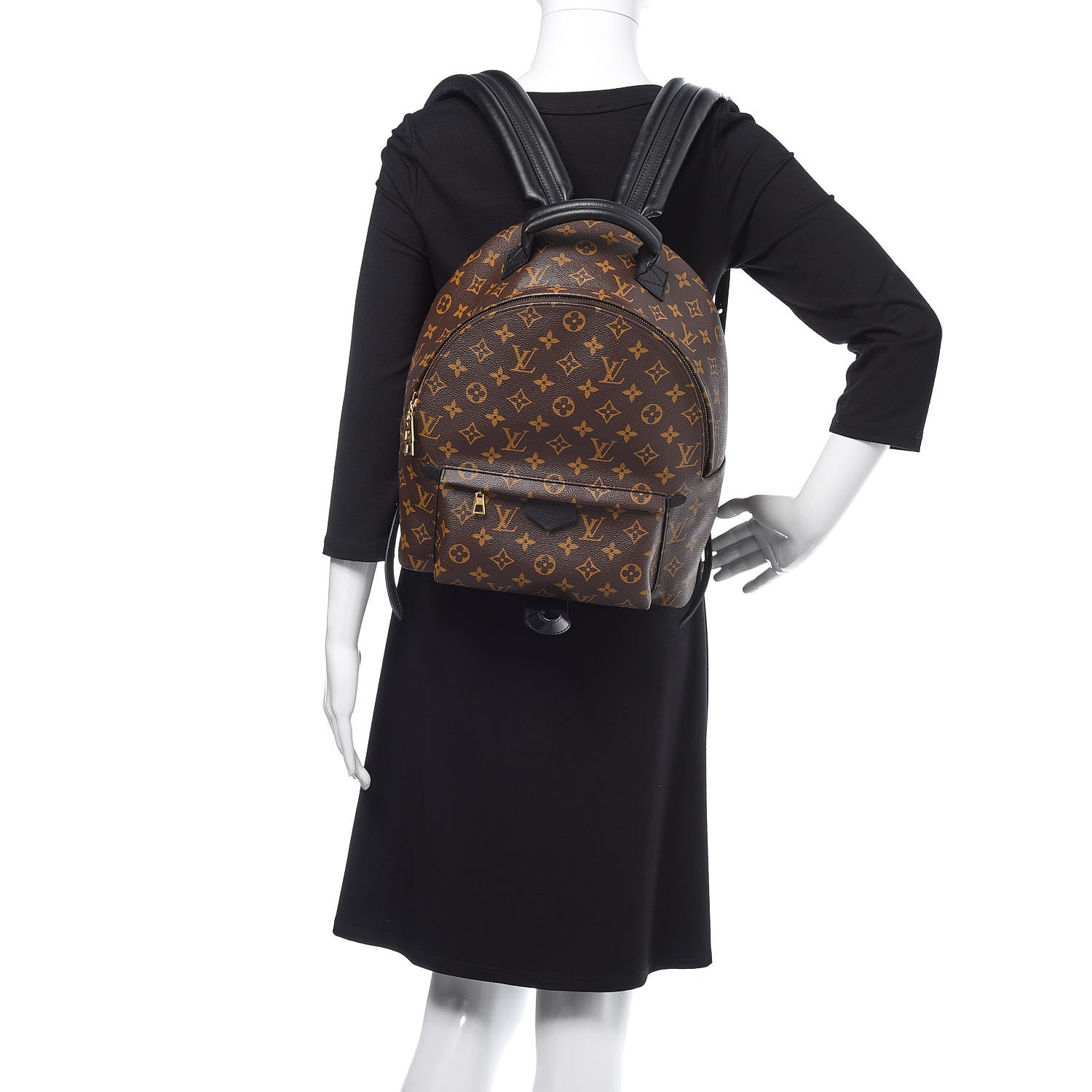 Louis Vuitton Monogram Palm Springs Backpack MM 2 of 9