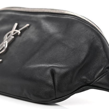 Saint Laurent Calfskin Monogram Belt Bag Black 10 of 10