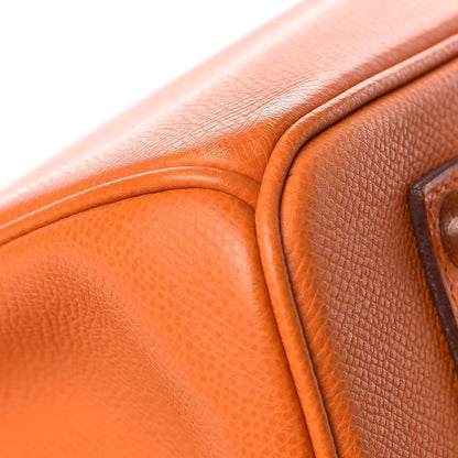 Hermes Epsom Birkin 35 Orange 16 of 17
