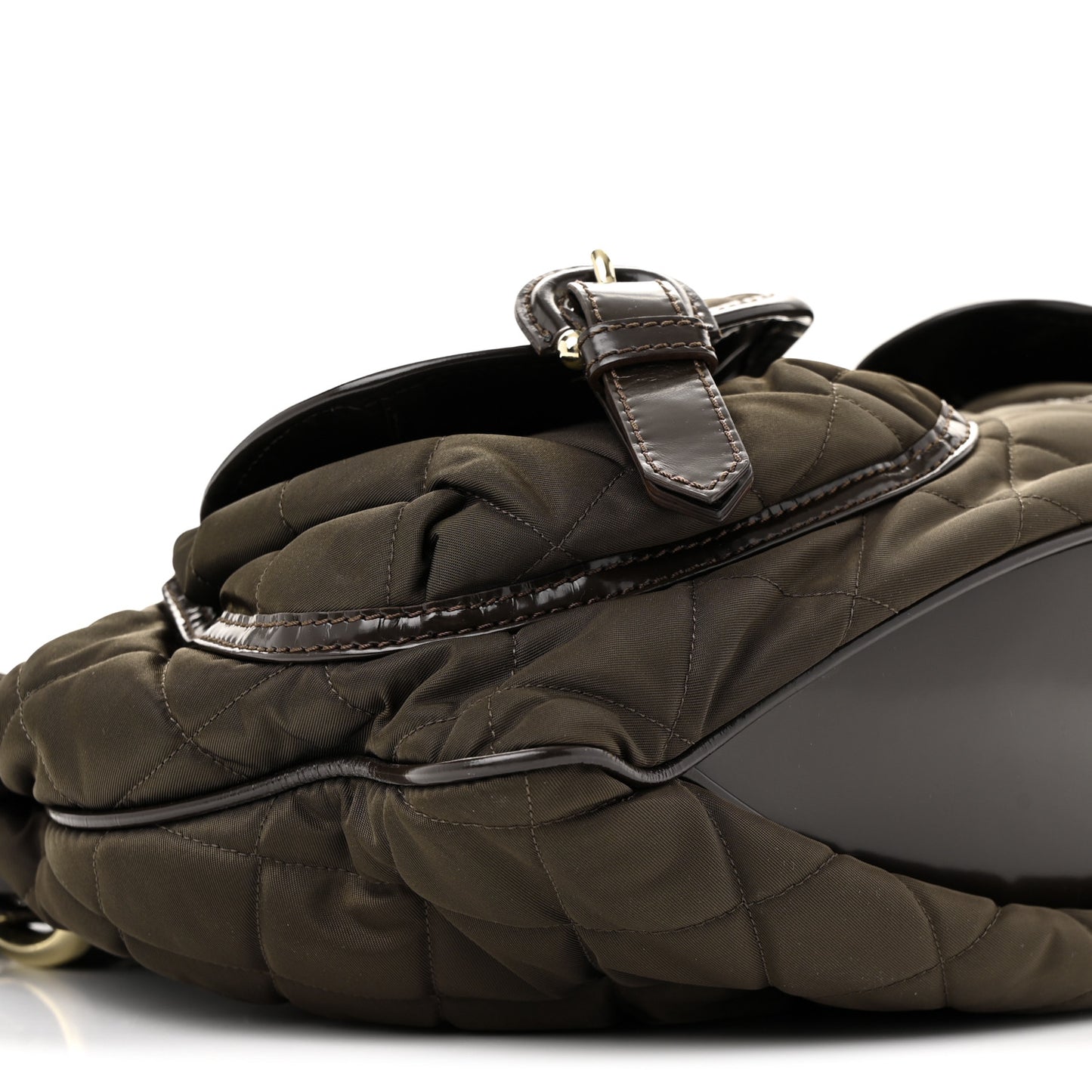 Nylon Quilted Bromley Hobo Brown