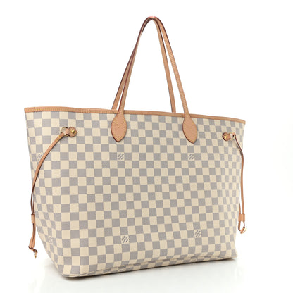 Louis Vuitton Damier Azur Neo Neverfull GM Rose Ballerine 4 of 13