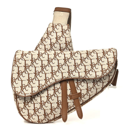 Christian Dior X CACTUS JACK Oblique Saddle Bag Coffee 1 of 10