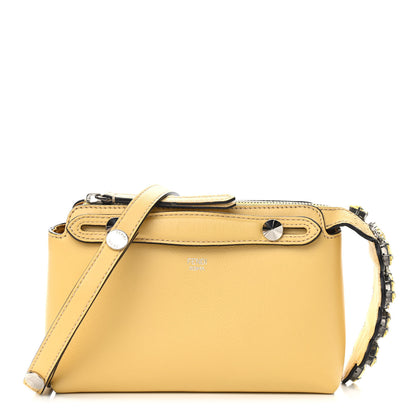 Fendi Vitello Dolce Crystal Croc Tail Mini By The Way Boston Bag Yellow 1 of 11