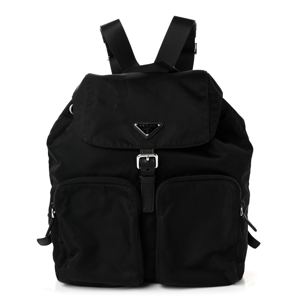 Nylon Vela Large Backpack Black
