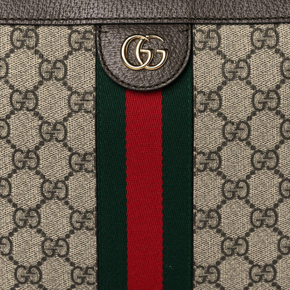 Gucci GG Supreme Web Small Ophidia Top Handle Shoulder Bag Brown 9 of 11