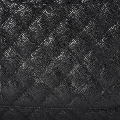 Chanel Caviar Quilted Grand Shopping Tote GST Black 9 of 10