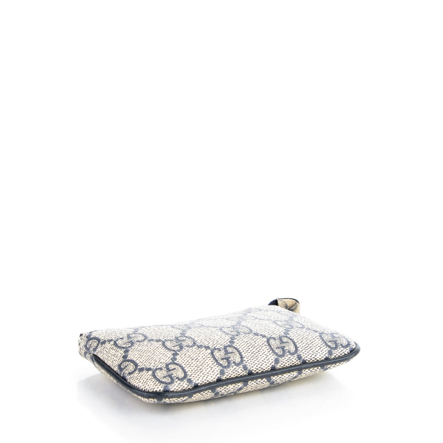 GG Supreme Monogram Key Case Beige Blue