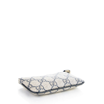 Gucci GG Supreme Monogram Key Case Beige Blue 4 of 7
