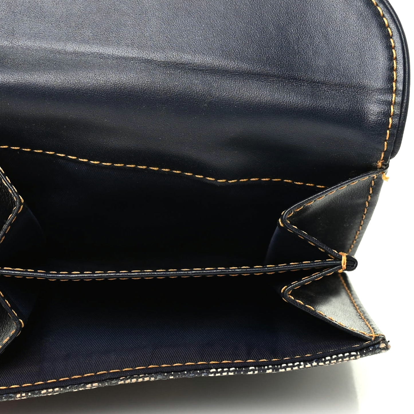 Monogram Compact Saddle Wallet Blue