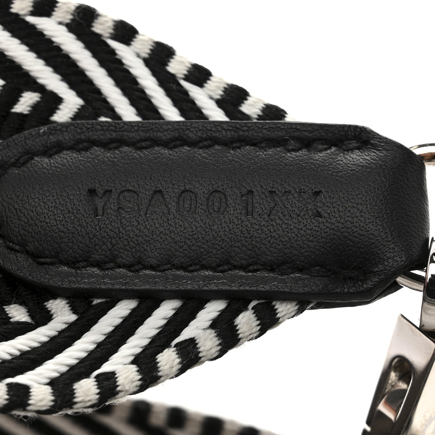 Hermes Toile Swift 50mm Sangle Cavale Shoulder Strap Black Ecru 3 of 5