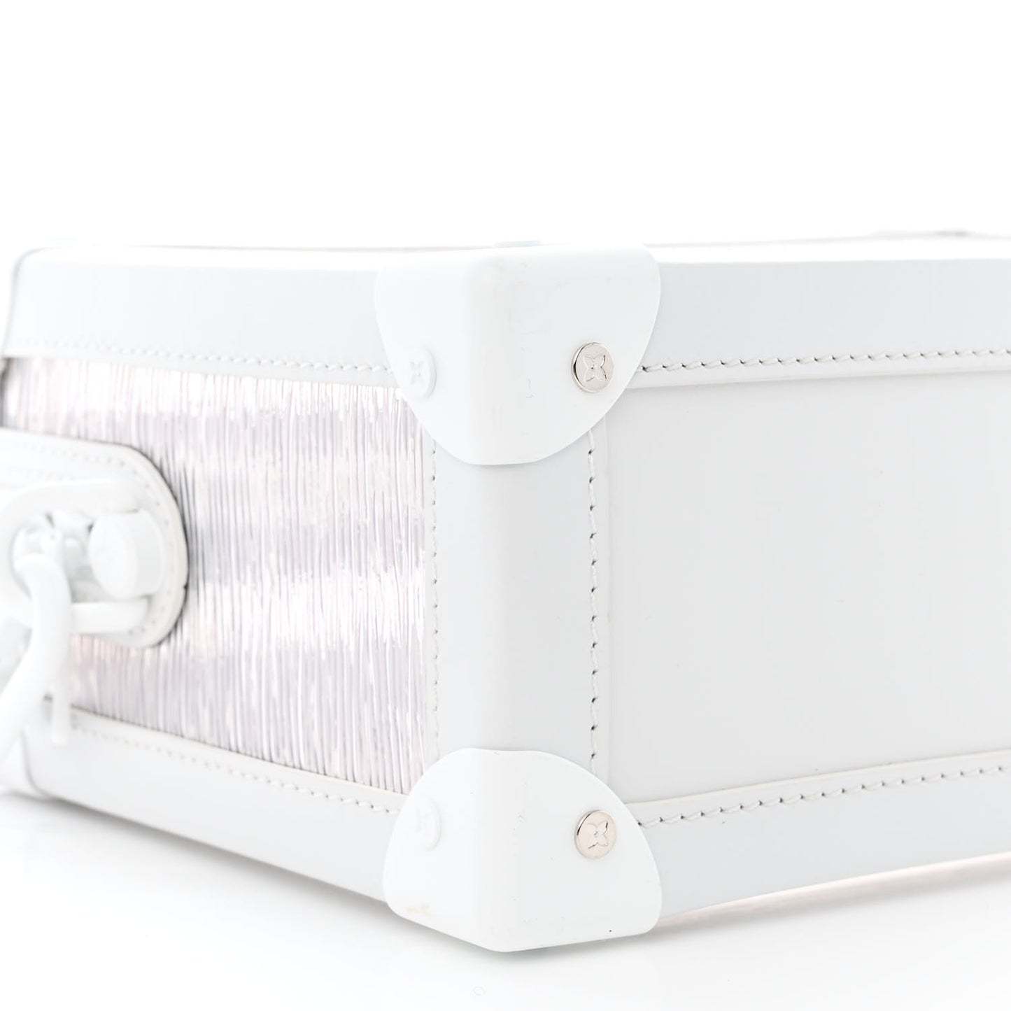 Calfskin PVC Epi Plage Soft Trunk Optic White