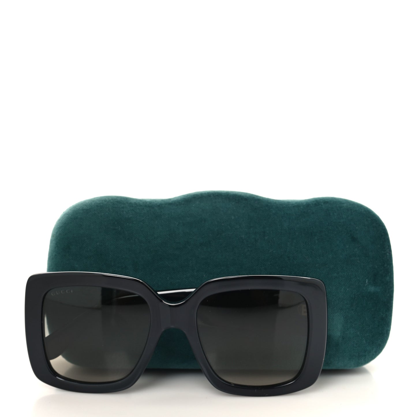 Acetate Square Frame Sunglasses GG0141S Black