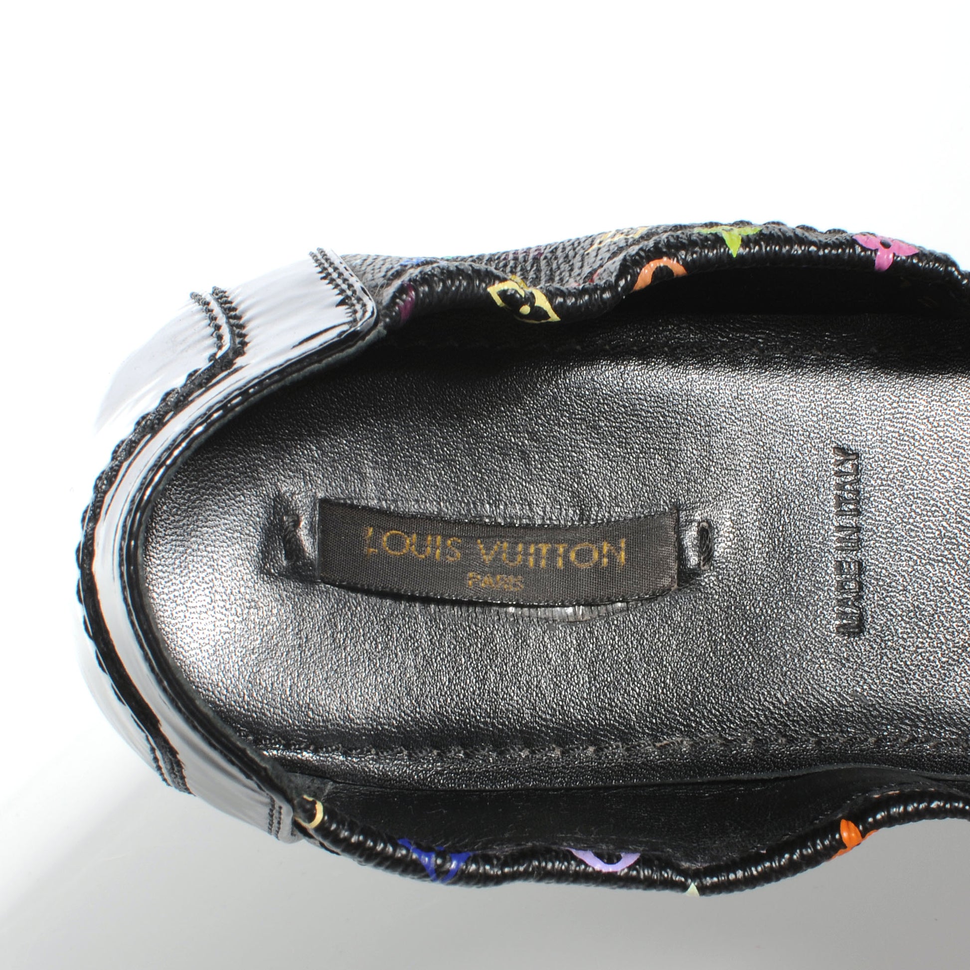 Louis Vuitton Monogram Multicolor LOVELY Ballet Flats Black 39 5 of 7