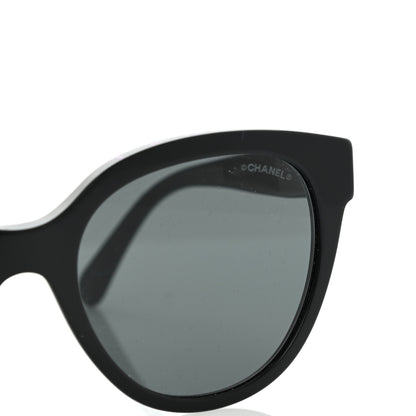 Chanel Acetate CC Butterfly Sunglasses 5414 Black 7 of 9