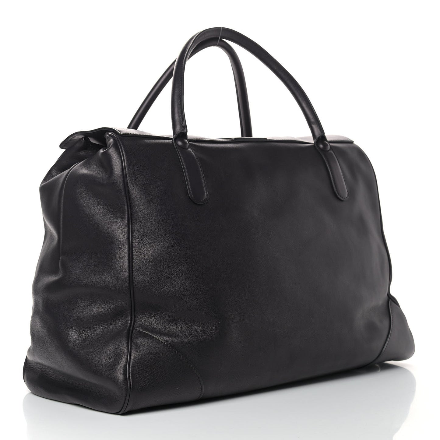 Dream Calfskin Brillant L'XXL Satchel Black