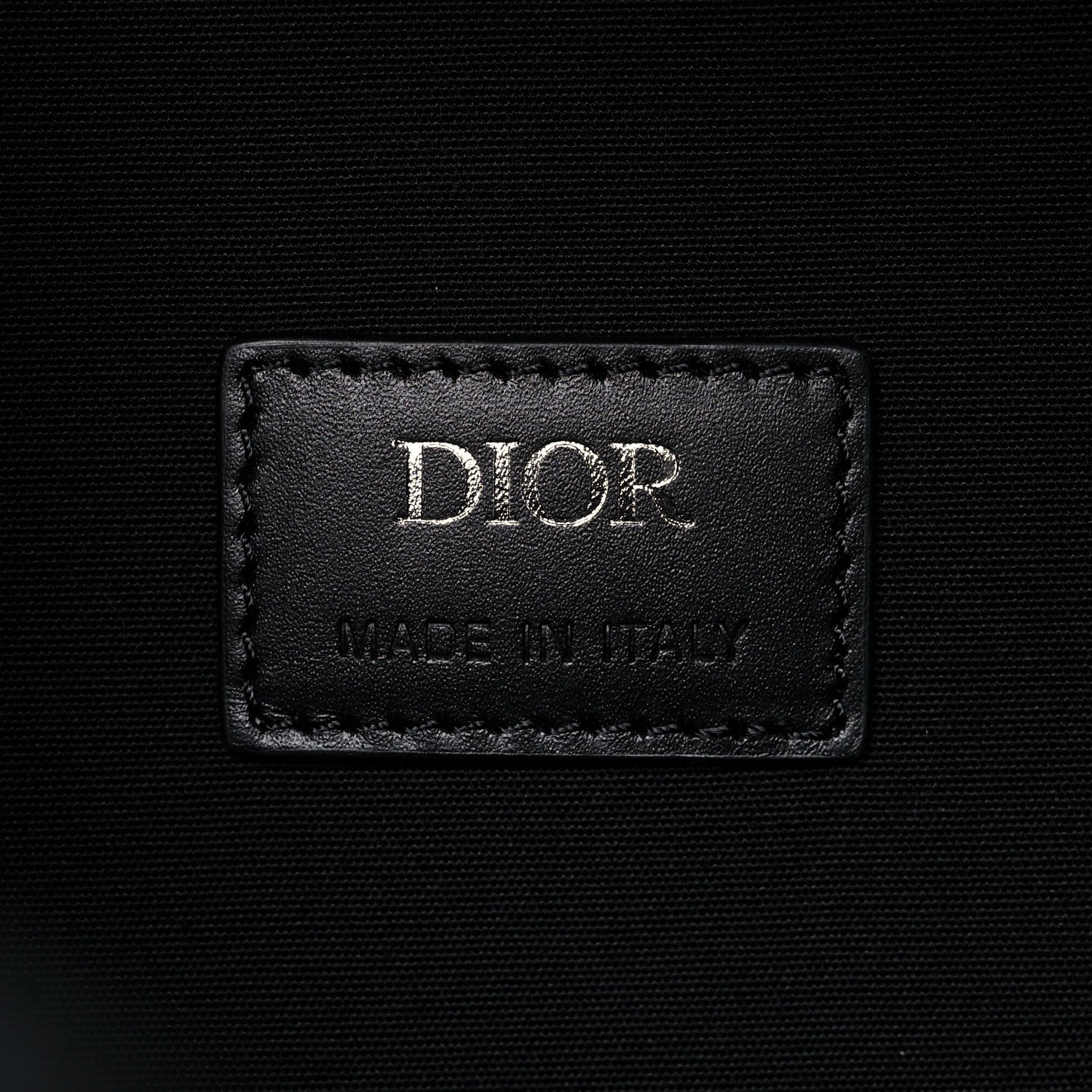 Christian Dior Canvas CD Diamond Hit The Road Backpack Black 6 of 10