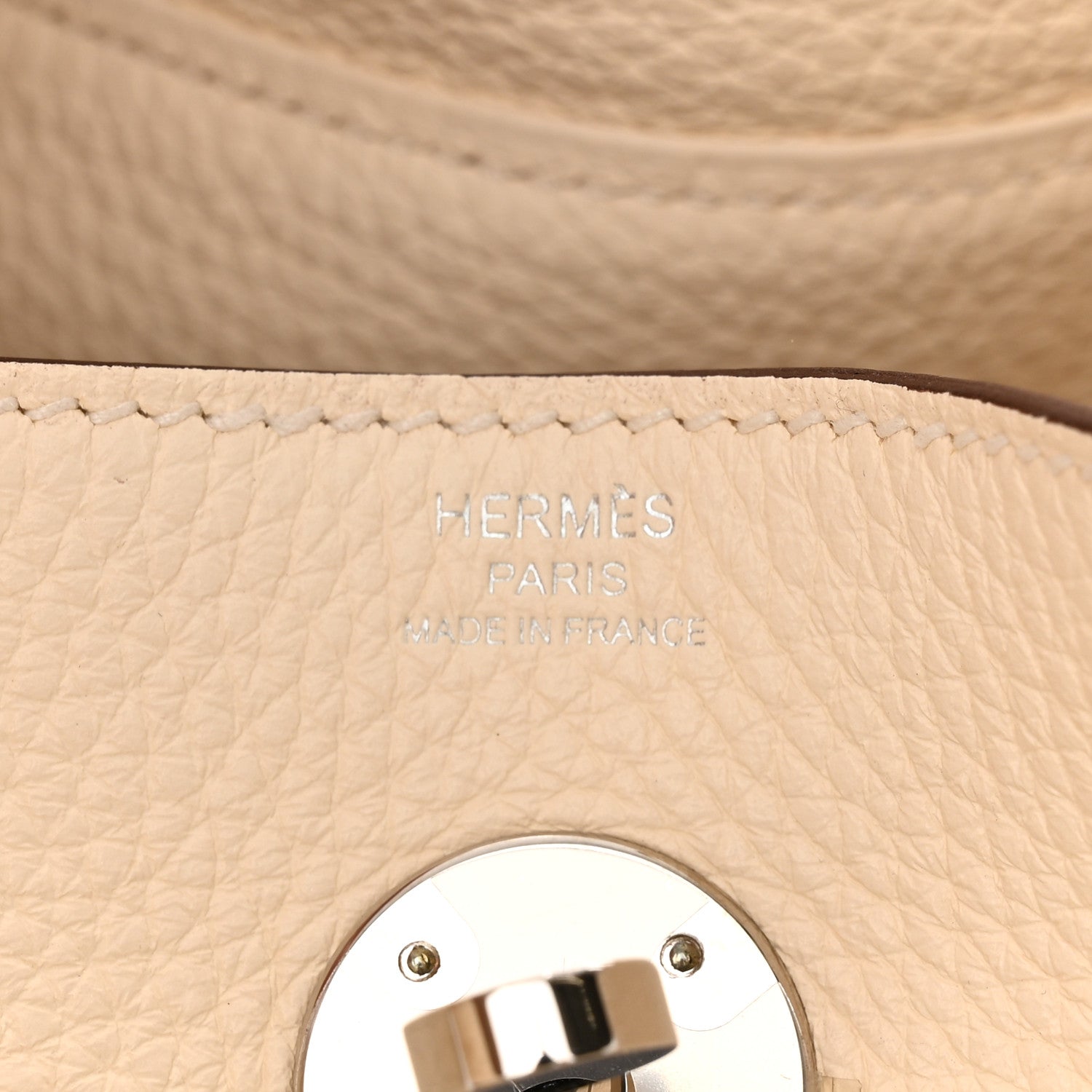 Hermes Taurillon Clemence Lindy 26 Nata 6 of 10
