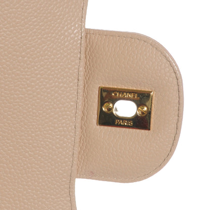 Chanel Caviar Jumbo Double Flap Beige Clair 6 of 9